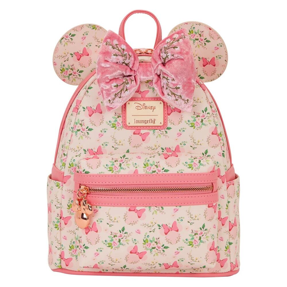 Loungefly Disney Minnie Mouse Floral Mini Backpack NWT